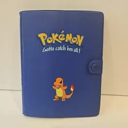 lot Of 3 Pokemon Red, Blue, Yellow Plastic Binder Vintage for Pokemon Cards - Image 5