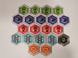 Lot of 20 Bakugan Battle Brawlers Replacement Tokens Bakucores Tokens Cards TCG - Image 1