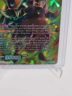 SS3 Broly, Saiyan Berserker BT7-127 ISR NM Dragon Ball Super Card Game - Image 2