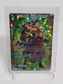 SS3 Broly, Saiyan Berserker BT7-127 ISR NM Dragon Ball Super Card Game - Image 3