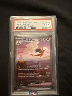 Charizard ex 201/165 Sv2a: Pokemon Card 151 Holo (Japanese) PSA 10 - Image 1