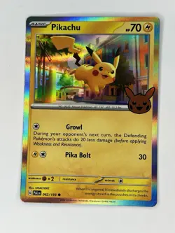 Pikachu 062/193 - Trick or Trade - Halloweeen 2023 - Holo - Pokemon Card - Image 1