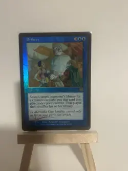 Magic: The Gathering Bribery Rare Sorcery Mercadian Masques Foil Andrew Robinson - Image 1