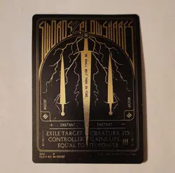 Wizards of the Coast Swords to Plowshares Secret Lair Rare Foil MSCHF MTG - Image 1