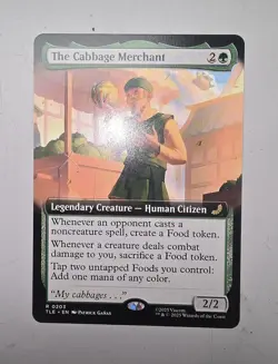 MTG - TLE - The Cabbage Merchant (Extended Art) #203 - Near Mint Normal - Image 1