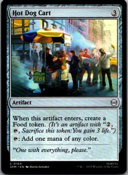 Marvel's Spider-Man #164 Hot Dog Cart - Image 1