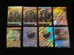MTG Lot of 8 LTR Lord of the Rings Tokens All Surge Foil Double-Sided - Image 1