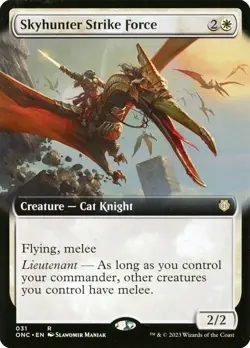 MTG Skyhunter Strike Force Extended Art ** All Will Be One Commander ** English - Image 1