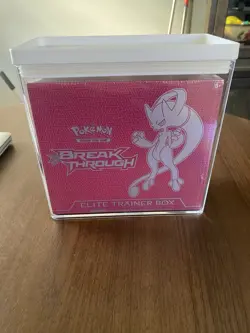 Pokemon TCG 2015 XY Break Through Elite Trainer Box ETB Sealed Mint Cond w/ Case - Image 1