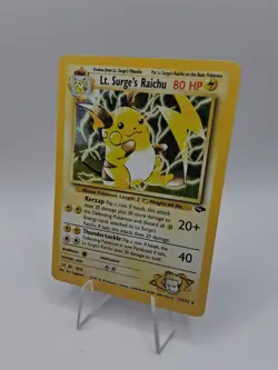 Pokemon - Lt. Surges Raichu 11/132 - Gym Challenge - Holo Rare - LP/NM - Image 2