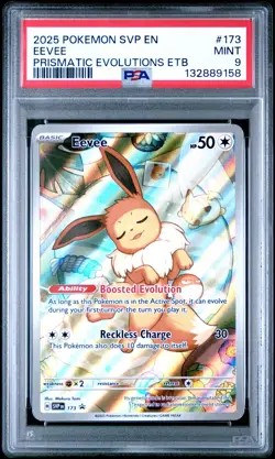 2025 POKEMON PRISMATIC EVOLUTIONS ELITE TRAINER BOX EEVEE PSA 9 - Image 1