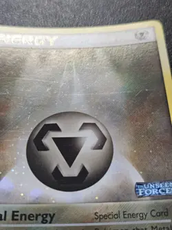 Pokemon EX Unseen Forces Metal Energy Stamped Holo Rare 97/115 EXCELLENT - Image 4