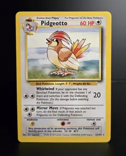 Pokemon TCG - PIDGEOTTO - 22/102 - RARE - UNLIMITED - BASE SET 1999 - WOTC - LP - Image 1