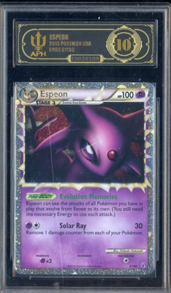 2010 Pokemon Heartgold & Soulsilver Undaunted #81 Espeon Holo APH 10 - Image 1