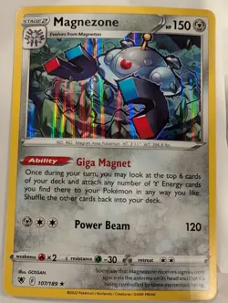 Magnezone 107/189 - SWSH Astral Radiance Pokemon Holo Foil Nice! - Image 1