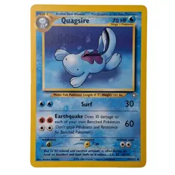 Quagsire 45/111 Neo Genesis 2000 WOTC Pokemon Uncommon - Image 1