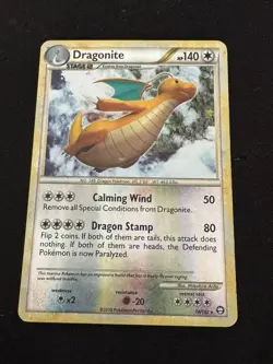 Dragonite - 18/102 - HGSS Triumphant - Reverse Holo - MP | Pokemon - Image 1
