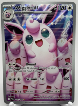 Wigglytuff 105/094 Pokemon Me02: Phantasmal Flames Holo Full Art - Image 1