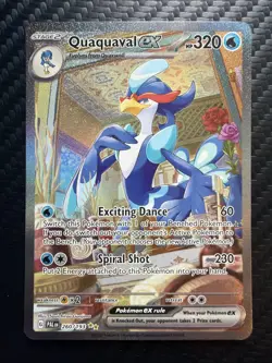 Pokemon TCG Quaquaval EX Paldea Evolved Special Illustration Rare - Image 1