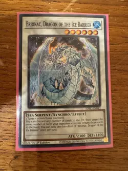 Yugioh TCG - Brionac Dragon of the Ice Barrier - SDFC-EN043 - NM - 1st - 2021 - Image 1
