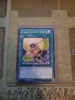 YUGIOH GLADIATOR BEAST'S RESPITE RYMP-EN107 COMMON 1ST ED NM - Image 1
