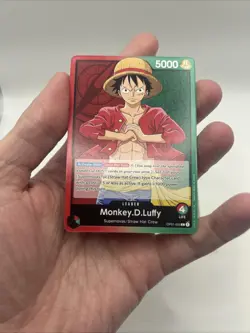 OP01-003 L Monkey.D.Luffy Leader Card One Piece CCG Romance Dawn Pre Errata - Image 4