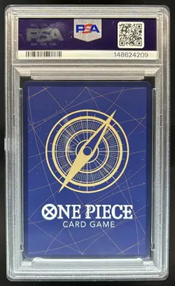 2025 One Piece Monkey.D.Luffy Secret Rare Manga Alt Art #OP11-118 PSA 10 - Image 2