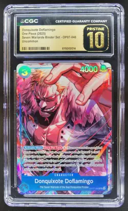 2025 One Piece Seven Warlords Donquixote Doflamingo CGC 10 Pristine TL3 - Image 1