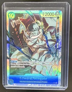 2025 One Piece Carrying On His Will Edward Newgate Super Rare #OP13-042 - Image 1
