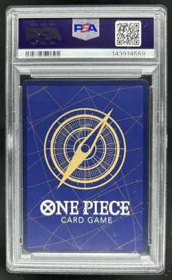 2025 One Piece Carrying On Will Divine Departure Rare Alt Art #OP13-076 PSA 10 - Image 2