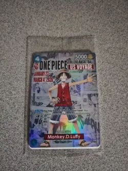 Monkey.D.Luffy (055) (College Basketball US Voyage) P-055 One Piece Promotion - Image 1