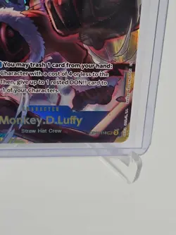 One Piece TCG - Monkey D Luffy SEC English - OP11-118 - A Fist of Divine Speed - Image 3