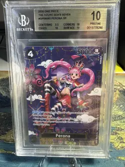 One Piece - The Azure Sea’s Seven SP Perona SR OP06-093 BGS 10 - Image 1
