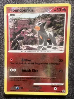 Houndour 69/106 Common Reverse Holo Pokemon Card LP - Image 1