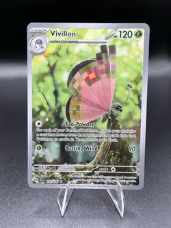 Vivillon 193/191 SSP Surging Sparks Illustration Rare Pokemon Card FREE SHIPPING - Image 1
