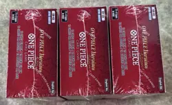 (3) One Piece Card Game: EB-03 Heroines Edition Booster Boxes - Sealed (English) - Image 3