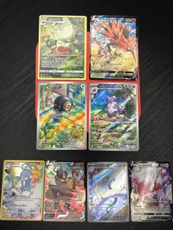 Pokemon TCG 8 Card Lot Trainer Gallery Illustration Rare Holo Waifu NM SWSH 151 - Image 1