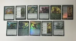 Magic The Gathering Kamigawa Rare/Mythic 11 Card Green Lot NM - Image 1