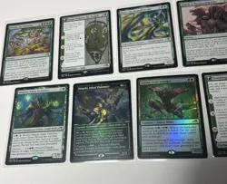 Magic The Gathering Kamigawa Rare/Mythic 11 Card Green Lot NM - Image 2