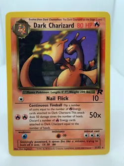 Dark Charizard 21/82 Pokemon Team Rocket Non Holo Rare WOTC Pokemon TCG Card - Image 1