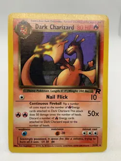 Dark Charizard 21/82 Pokemon Team Rocket Non Holo Rare WOTC Pokemon TCG Card - Image 2