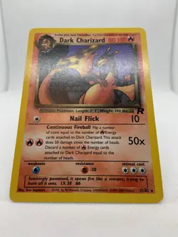 Dark Charizard 21/82 Pokemon Team Rocket Non Holo Rare WOTC Pokemon TCG Card - Image 4