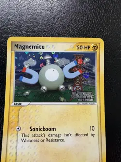 Pokemon Card - Magnemite Team Rocket Returns 66/109 Reverse Holo Stamped LP - Image 2
