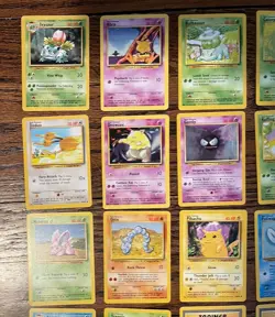Pokemon TCG 1999 - Base Set/Jungle/Fossil LOT of 79 Cards (NO DUPLICATES) - MP - Image 2