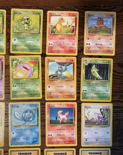 Pokemon TCG 1999 - Base Set/Jungle/Fossil LOT of 79 Cards (NO DUPLICATES) - MP - Image 3