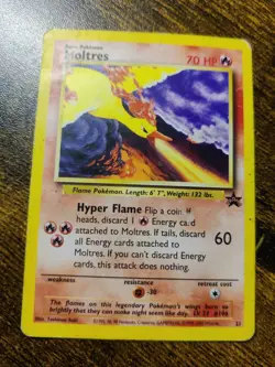Pokemon Moltres Wizards Black Star Promo 21 70HP English TCG Card 2000 MP - Image 3