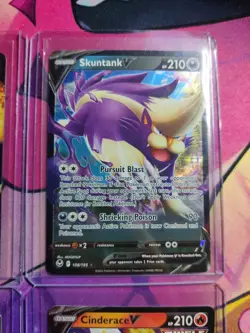4X Pokemon Lot! Fresh Pulls! Charizard Skuntank Magnezone Cinderace Vs! V Cards - Image 3