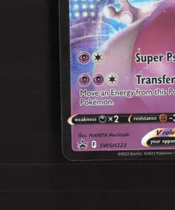 Mewtwo V SWSH223 Sword & Shield Black Star Promo Holo Stamped Pokemon Card NM - Image 5