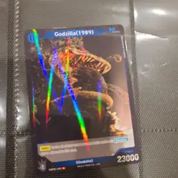 Godzilla 1989 EBP01-035 Rare Foil Godzilla Card Game 1st Edition Biollante - Image 1