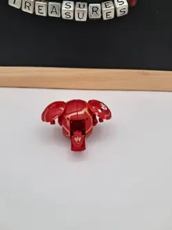 Bakugan Battle Brawlers Pyrus Saurus 400G B1 Classic Rare Open Core W/ Card - Image 4